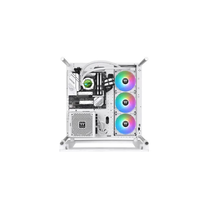 Thermaltake TH420 V2 Ultra ARGB - 420mm AIO Liquid CPU Cooler - Snow White, 3x140mm Fans, TFT-LCD — image 5