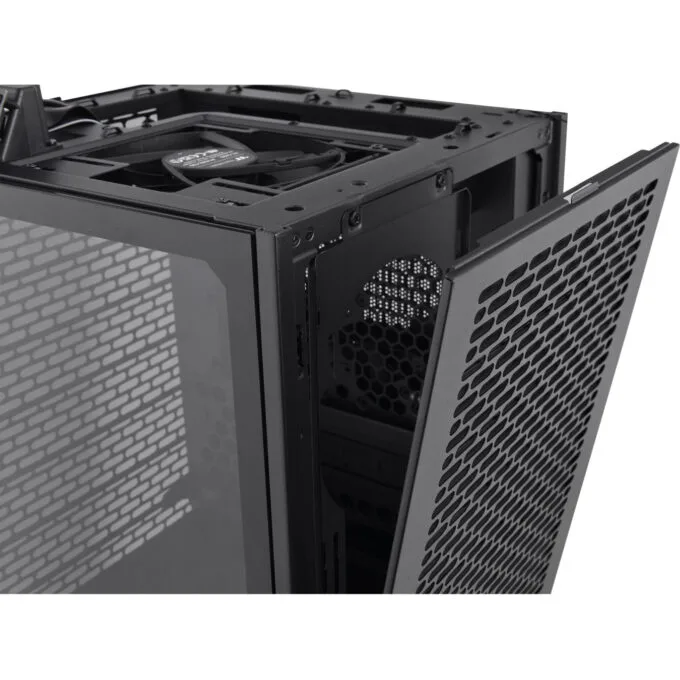 Thermaltake The Tower 200 - CA-1X9-00S1WN-00 - Black Mini-ITX Tower, Supports 380mm GPU & 200mm CPU Cooler, USB-Ax2 + USB-C — image 2