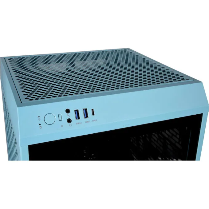 Thermaltake The Tower 200 TG - Mini-ITX Mini Tower Case - Turquoise, USB-C, Compact Gaming — image 4