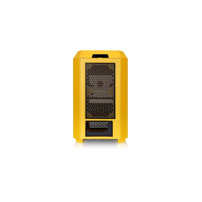 Thermaltake The Tower 250 - Butter Caramel Yellow - Mini-ITX Mini Tower PC with 3.9" LCD, 360mm GPU Support — image 3
