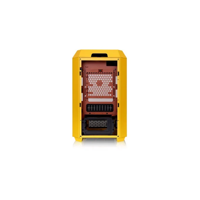 Thermaltake The Tower 250 - Butter Caramel Yellow - Mini-ITX Mini Tower PC with 3.9" LCD, 360mm GPU Support — image 4