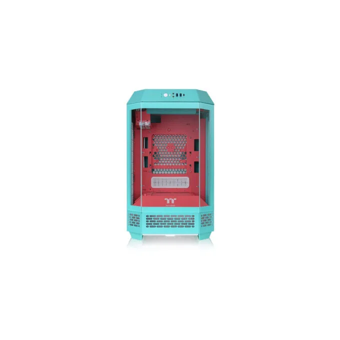 Thermaltake The Tower 250 - Mini-ITX Mini Tower - Mint Strawberry, SPCC Steel, 2x120mm, USB-Ax2+USB-C — image 2