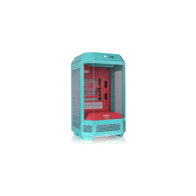 Thermaltake The Tower 250 - Mini-ITX Mini Tower - Mint Strawberry, SPCC Steel, 2x120mm, USB-Ax2+USB-C — image 1