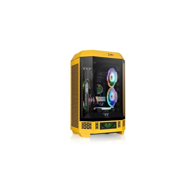 Thermaltake The Tower 300 Bumblebee - Micro-ATX Yellow Case, Supports 400mm GPU & 210mm CPU Cooler — image 1