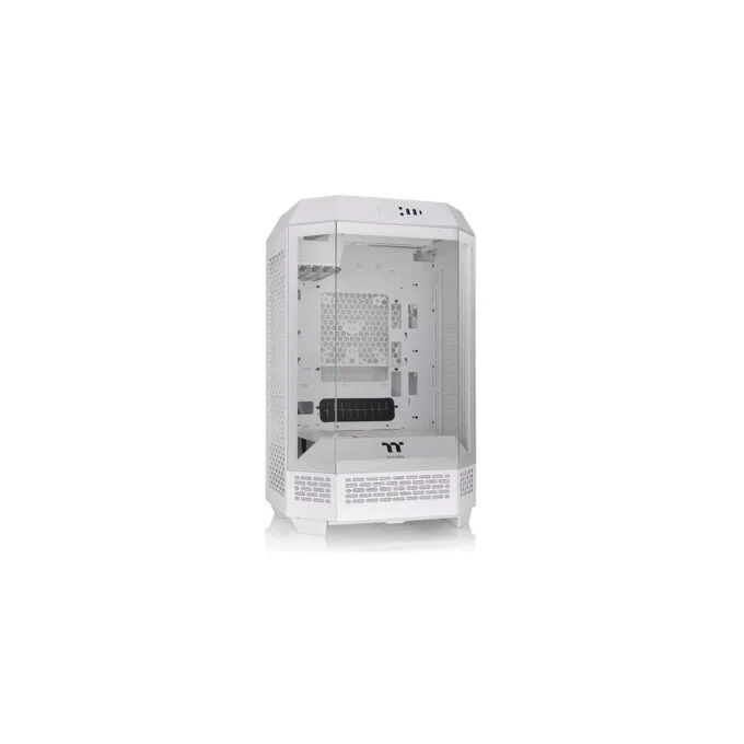 Thermaltake The Tower 300 - Micro-ATX Snow White Case, Tempered Glass, Supports 400mm GPU & 210mm CPU Cooler — image 3