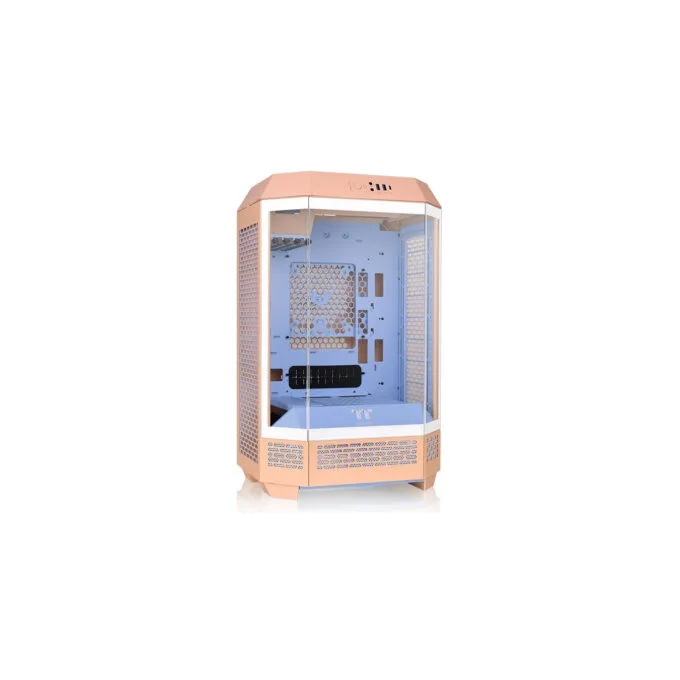 Thermaltake The Tower 300 - Peach Fuzz - Micro-ATX / Mini-ITX Compact PC Case, SPCC — image 3