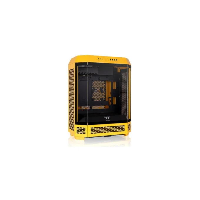 Thermaltake The Tower 600 Bumblebee - Yellow Mid-Tower ATX/mATX/Mini-ITX - Tempered Glass, USB-C Gen2 — image 3