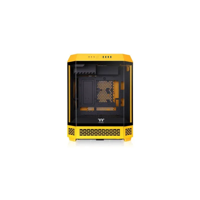 Thermaltake The Tower 600 Bumblebee - Yellow Mid-Tower ATX/mATX/Mini-ITX - Tempered Glass, USB-C Gen2 — image 1