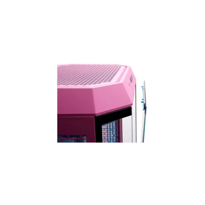Thermaltake The Tower 600 - Mid Tower PC Case - Bubble Pink, Tempered Glass, ATX/mATX/Mini-ITX, USB-C — image 6