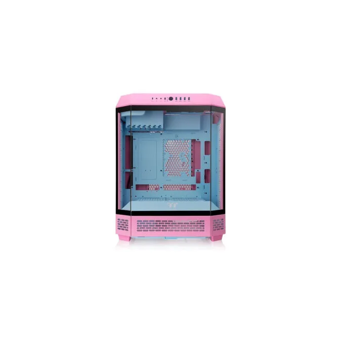 Thermaltake The Tower 600 - Mid Tower PC Case - Bubble Pink, Tempered Glass, ATX/mATX/Mini-ITX, USB-C — image 1
