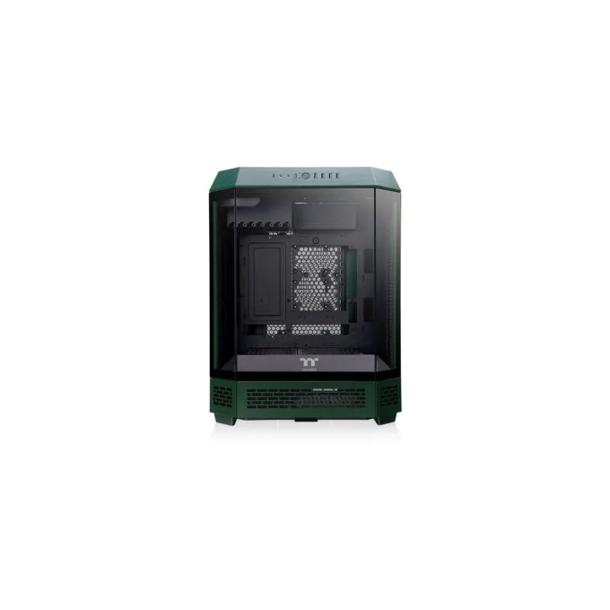 Thermaltake The Tower 600 TG - Mid Tower Gaming PC Case - Racing Green, Tempered Glass, USB-C — image 2