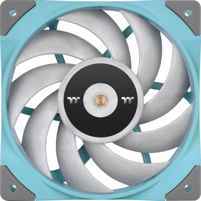 Thermaltake TOUGHFAN 12 Radiator Fan - Turquoise - 120mm PWM High Static Pressure 500-2000 RPM — image 2