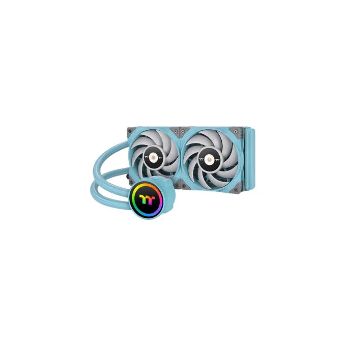 Thermaltake TOUGHLIQUID 240 ARGB Sync - CL-W319-PL12TQ-A - Turquoise 240mm AIO CPU Cooler — image 1