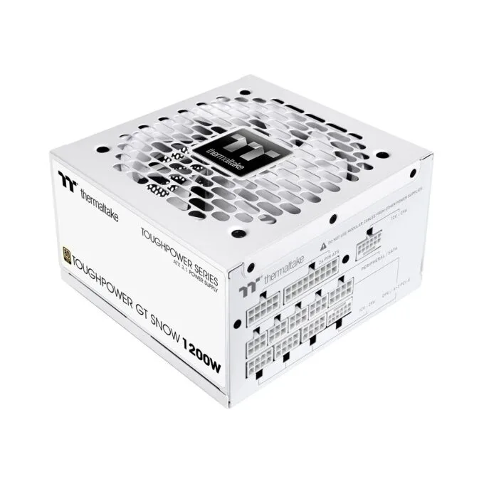 Thermaltake Toughpower GT 1200W Snow - ATX3.1 80+ Gold Fully Modular Power Supply - PS-TPT-1200FNFAG*-W — image 1
