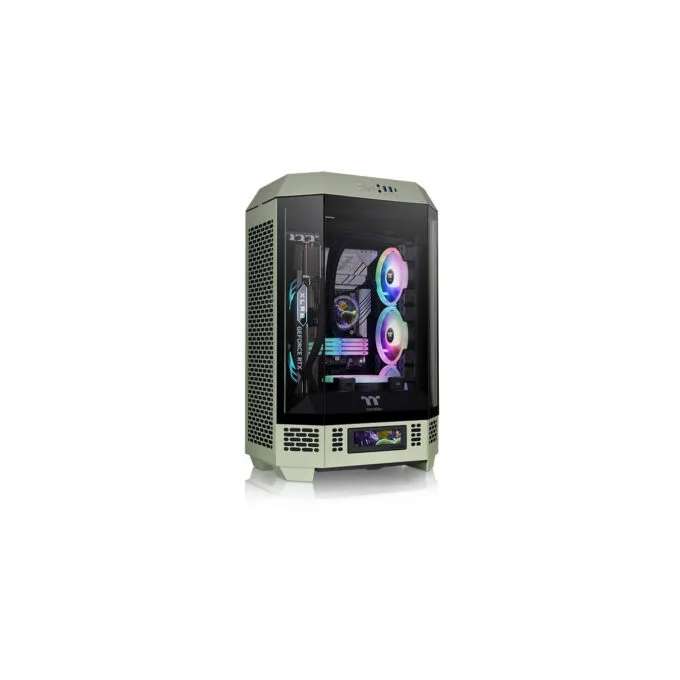 Thermaltake Tower 300 - Matcha Green Micro-ATX Tower Case, Bottom PSU, USB-C, 400mm GPU, 210mm CPU Cooler — image 1