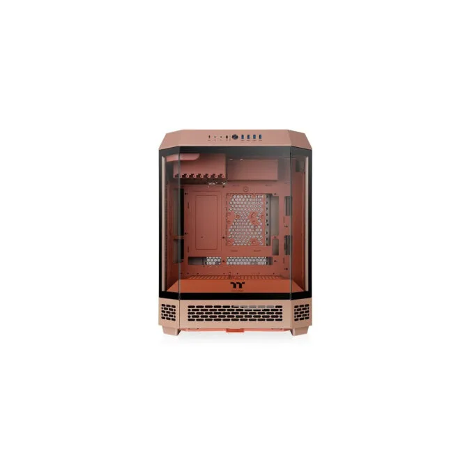 Thermaltake Tower 600 TG - Mid Tower PC Case, Sand, Tempered Glass, ATX/mATX/mini-ITX, USB-C — image 1