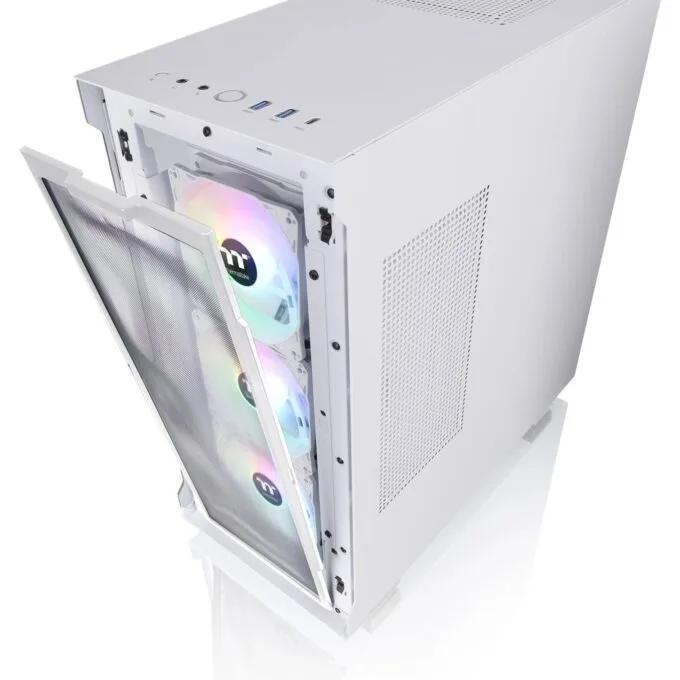 Thermaltake TOWER ATX Midi Tower - V350 - Snow White ARGB TG — image 3
