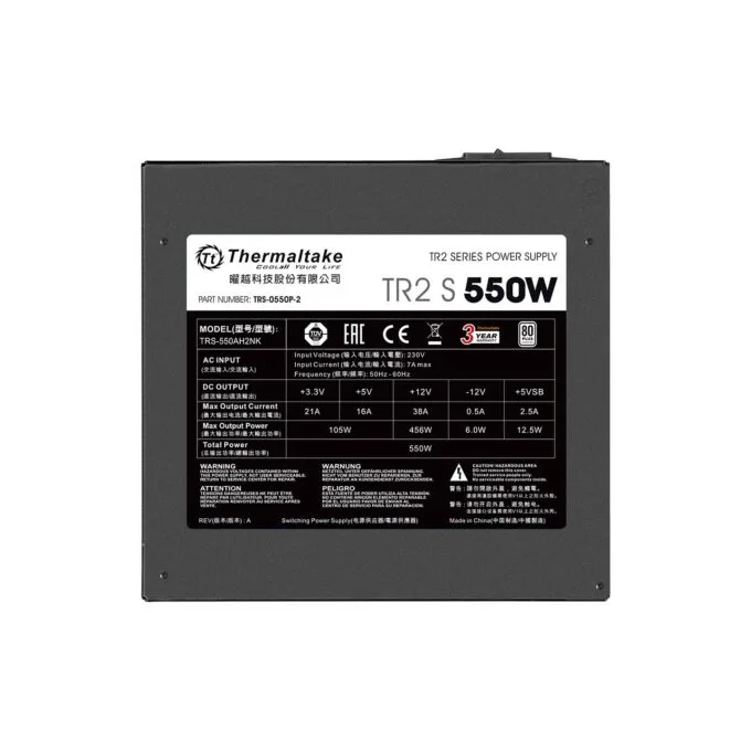Thermaltake TR2 S 550W ATX PSU 80 PLUS 230V — image 5