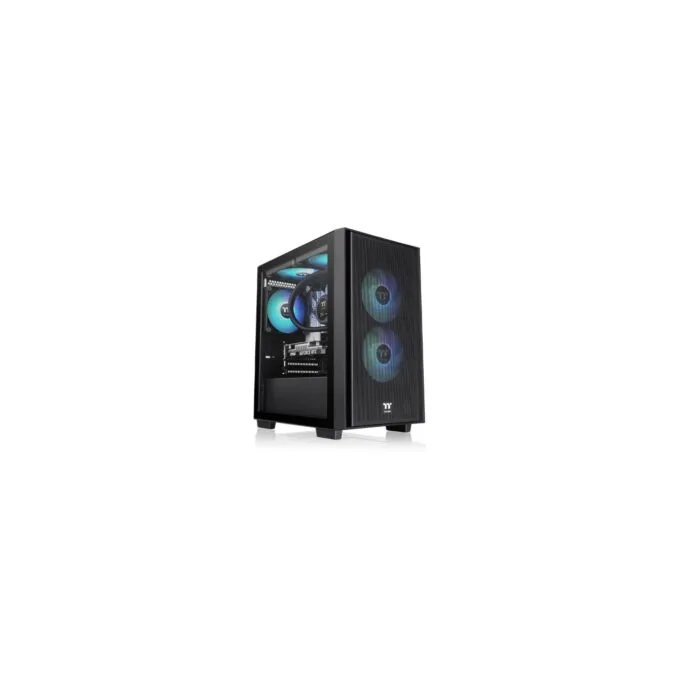 Thermaltake Versa H16 TG ARGB Micro-ATX/Mini-ITX Case - Black CA-1Y8-00S1WN-02 — image 1