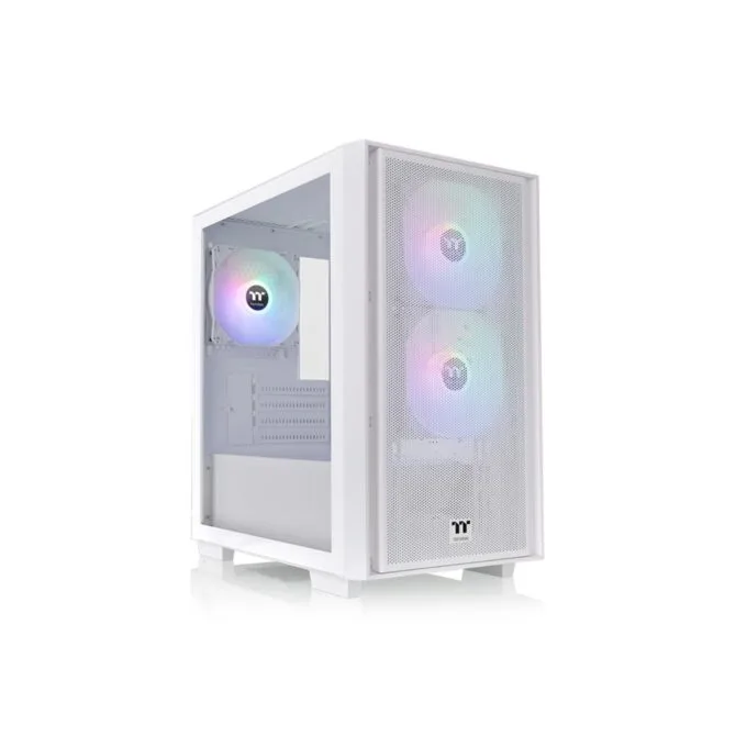 Thermaltake Versa H16 TG ARGB Snow 120mm Micro-ATX Case White — image 1