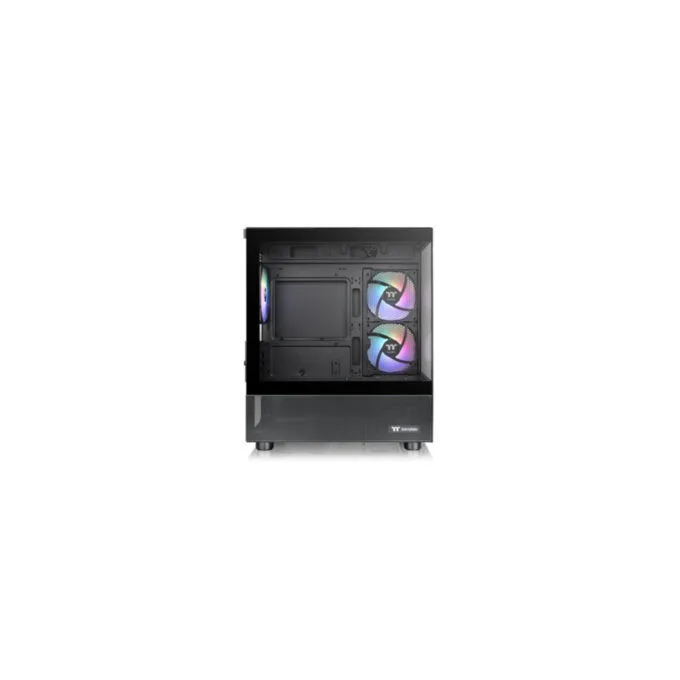 Thermaltake View 170 TG ARGB - Micro-ATX/Mini-ITX Micro Tower Case, Black, Tempered Glass, ARGB Fans — image 4