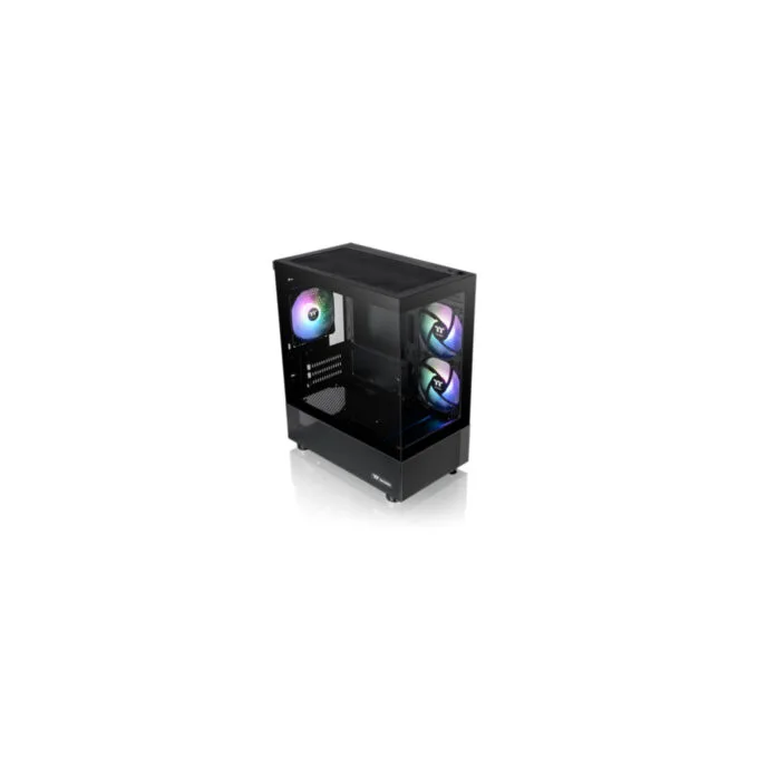 Thermaltake View 170 TG ARGB - Micro-ATX/Mini-ITX Micro Tower Case, Black, Tempered Glass, ARGB Fans — image 6