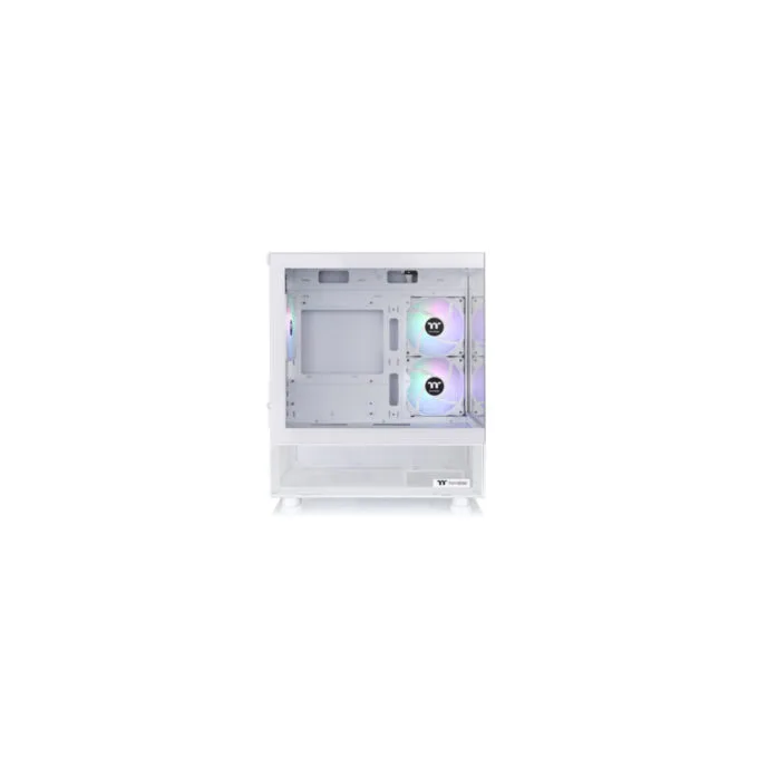 Thermaltake View 170 TG ARGB - Micro-ATX/Mini-ITX Micro Tower Case - Snow White, Tempered Glass, ARGB — image 4