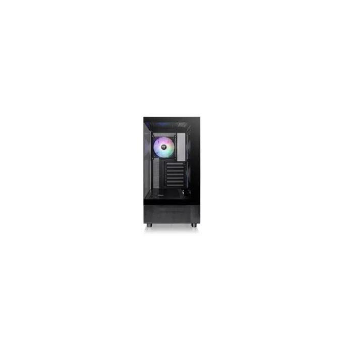 Thermaltake View 270 Plus TG ARGB - Mid Tower PC Case - Black, Tempered Glass, ARGB Fans, E-ATX/ATX Support — image 2