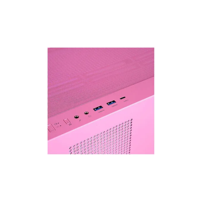 Thermaltake View 270 Plus TG ARGB - Mid Tower PC Case - Bubble Pink, Tempered Glass, E-ATX/ATX, ARGB Fans — image 6