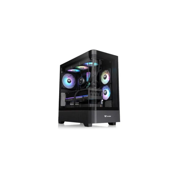 Thermaltake View 290 TG ARGB - Mid Tower PC Case - Black, Tempered Glass, USB-C, ARGB — image 1