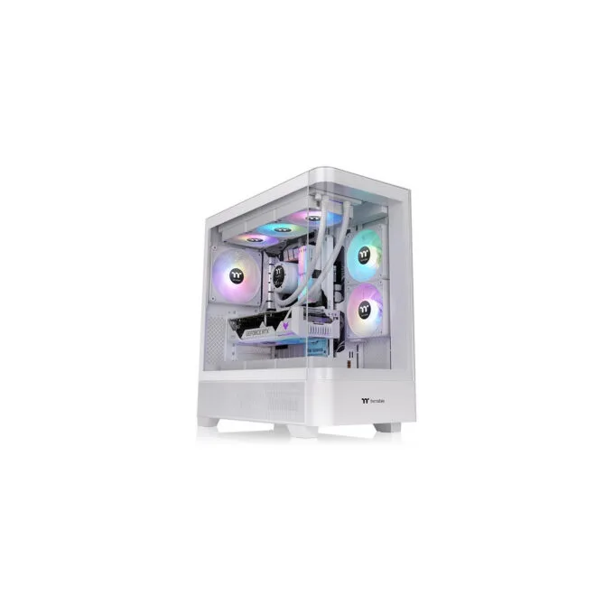 Thermaltake View 290 TG ARGB - Mid Tower PC Case - White, Tempered Glass, ARGB — image 1