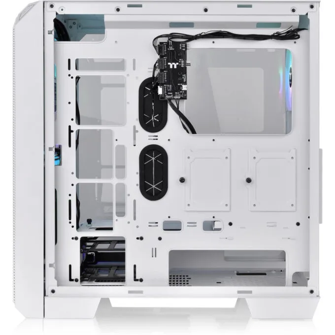 Thermaltake View 300 MX - Mid Tower PC Case - Snow White, Tempered Glass, ARGB Fans, E-ATX/ATX/mATX/Mini-ITX — image 2