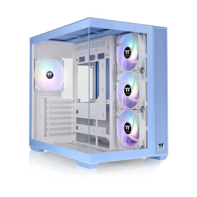 Thermaltake View 380 TG ARGB Hydrangea Blue Mid-Tower Case — image 1