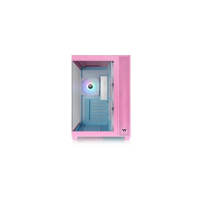Thermaltake View 380 TG ARGB - Mid Tower PC Case - Bubble Pink/White, Tempered Glass, ARGB, ATX/mATX/Mini-ITX — image 2