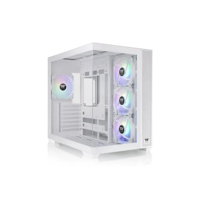 Thermaltake View 380 TG ARGB Mid Tower PC Case - Snow White — image 1
