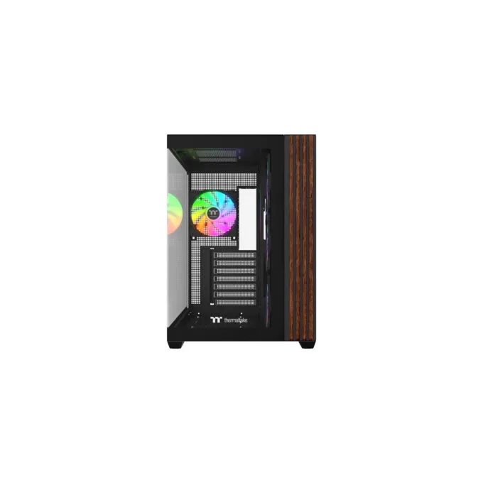 Thermaltake View 380 WS ARGB Mid Tower Chassis - Black/Wood - CA-1Z2-00M1WN-WS — image 2