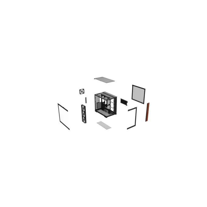 Thermaltake View 380 WS ARGB Mid Tower Chassis - Black/Wood - CA-1Z2-00M1WN-WS — image 14
