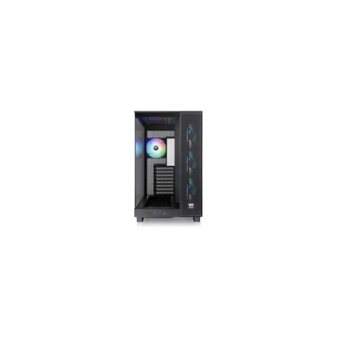 Thermaltake View 380 XL TG ARGB CA-1E7-00M1WN-00 - Mid Tower PC Case, Black, Tempered Glass, 4x ARGB Fans — image 2