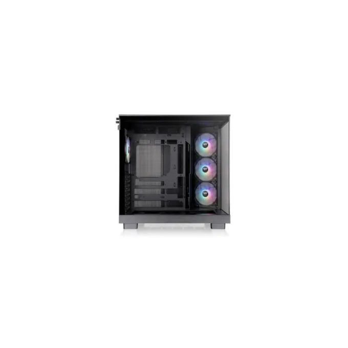 Thermaltake View 380 XL TG ARGB CA-1E7-00M1WN-00 - Mid Tower PC Case, Black, Tempered Glass, 4x ARGB Fans — image 3