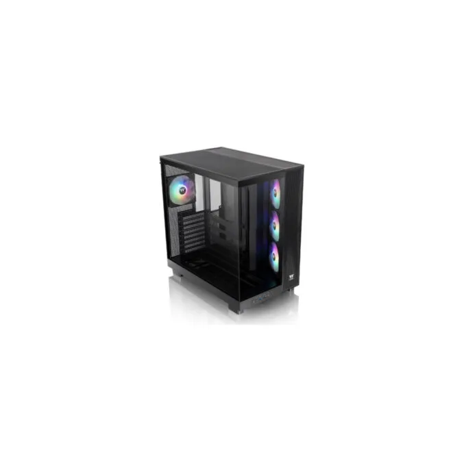 Thermaltake View 380 XL TG ARGB CA-1E7-00M1WN-00 - Mid Tower PC Case, Black, Tempered Glass, 4x ARGB Fans — image 6