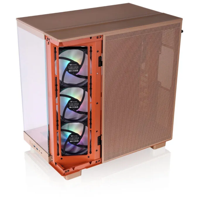 Thermaltake View 380 XL TG ARGB - Sand Mid Tower PC Case, Tempered Glass, ARGB, ATX/mATX/mini-ITX — image 2