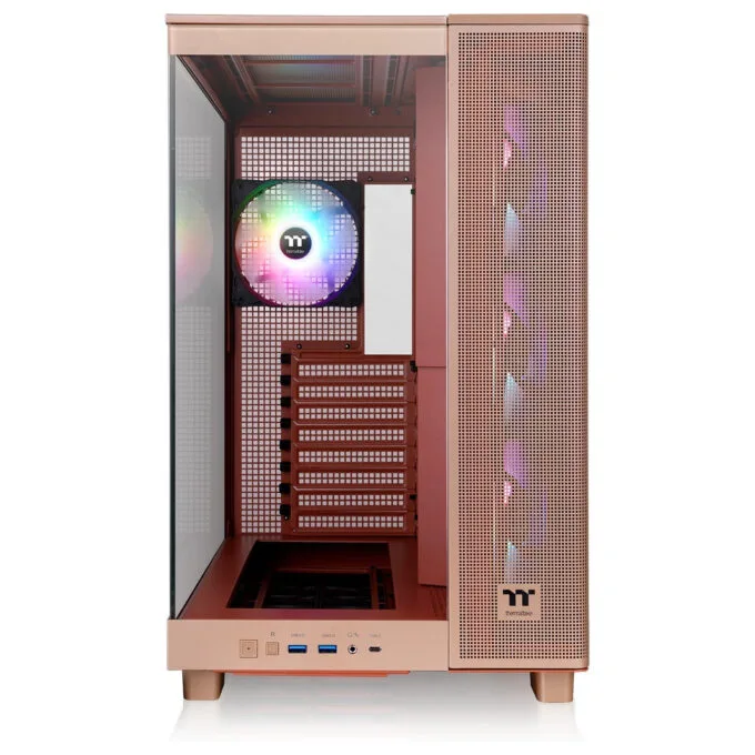 Thermaltake View 380 XL TG ARGB - Sand Mid Tower PC Case, Tempered Glass, ARGB, ATX/mATX/mini-ITX — image 4