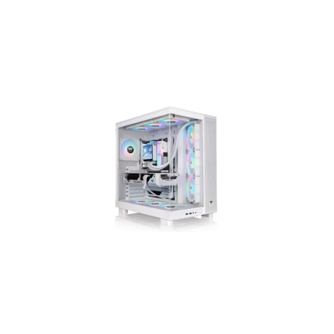 Thermaltake View 380 XL TG ARGB - Snow White Mid-Tower Case, Tempered Glass, ARGB, ATX/mATX/mini-ITX — image 1