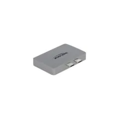 Thunderbolt adapter - 2x USB-C plug to 2x DisplayPort socket