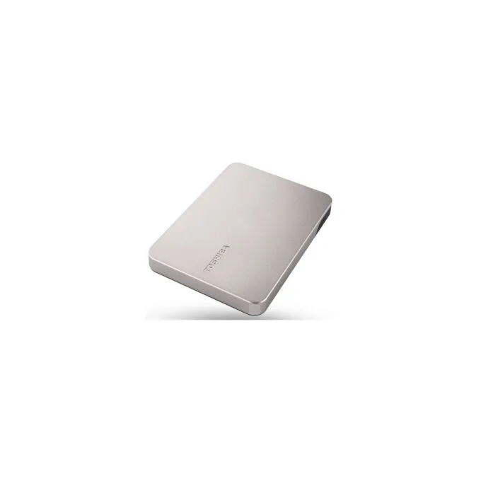 Toshiba Canvio Flex Portable HDD - 2TB - 2.5-inch Silver, USB 3.2 Gen1 (5Gbps), USB-A & USB-C Cables — image 1