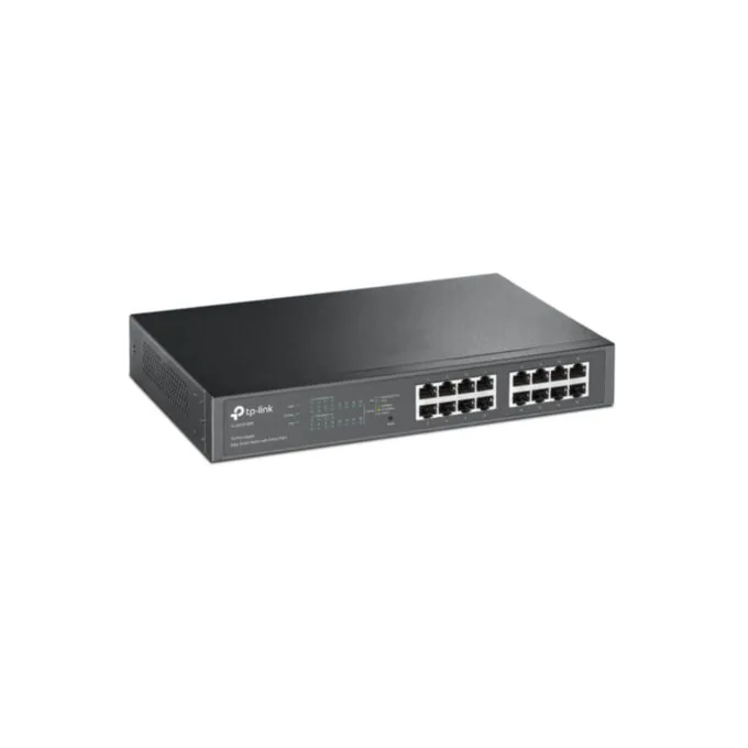 TP-Link 16-Port Gigabit PoE+ Switch - TL-SG1016PE - 8x PoE+, 150W Budget, Managed, Rackmountable — image 2