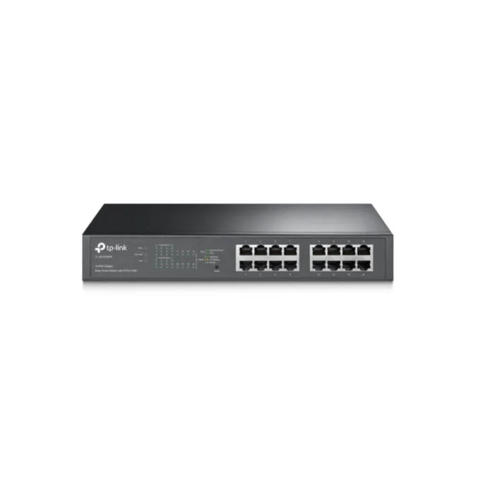 TP-Link 16-Port Gigabit PoE+ Switch - TL-SG1016PE - 8x PoE+, 150W Budget, Managed, Rackmountable — image 1
