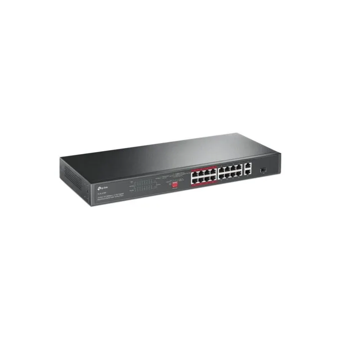 TP-Link 16-Port Gigabit PoE Switch TL-SL1218P - 16x Gigabit PoE Ports, 131-250 W Budget — image 2