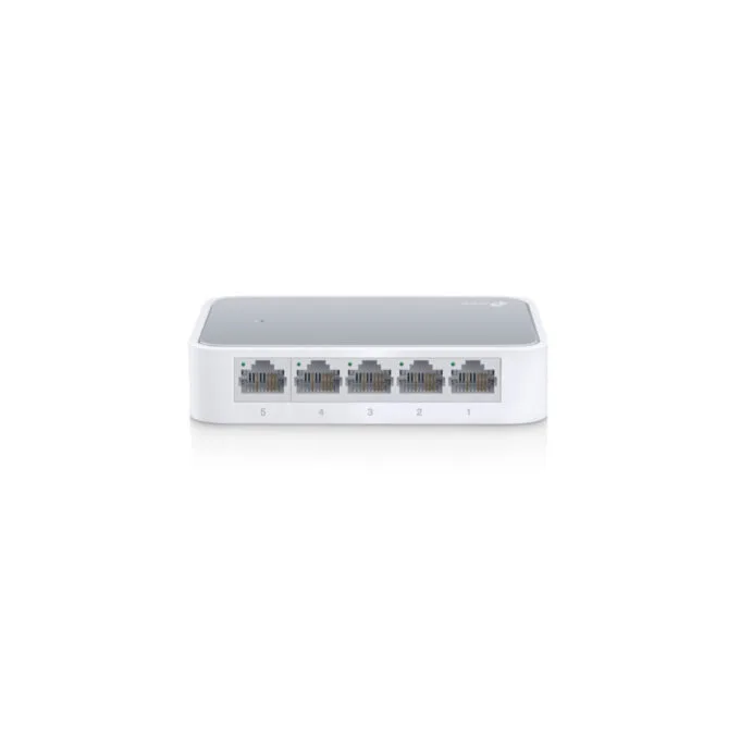 TP-Link 5-Port Fast Ethernet Desktop Switch - TL-SF1005D - Unmanaged, 10/100 Mbps, Energy-Efficient — image 1