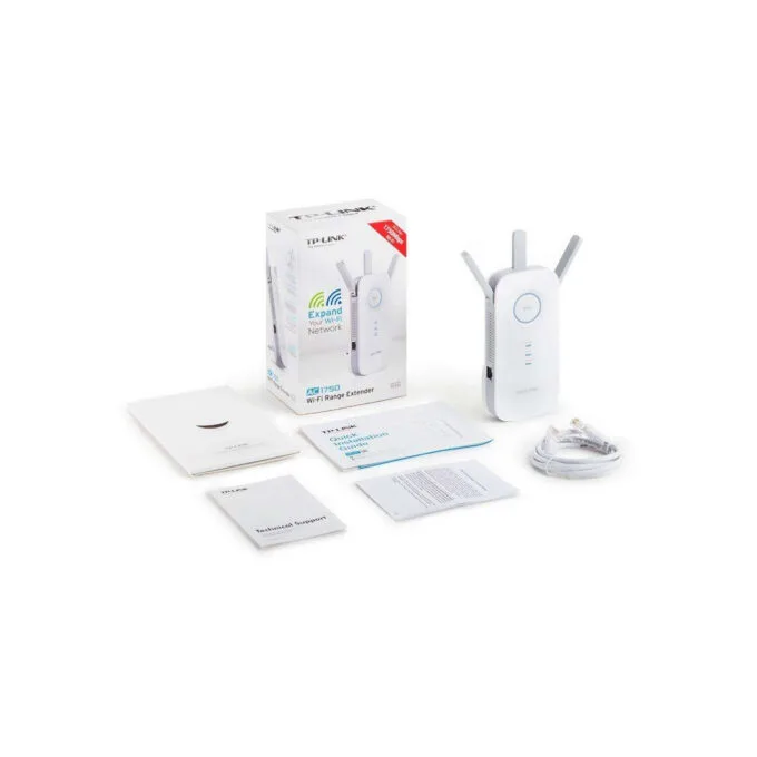 TP-Link AC1750 Wi-Fi Range Extender - RE450 - Dual-Band, Gigabit Ethernet, Wall-Plug, White — image 5
